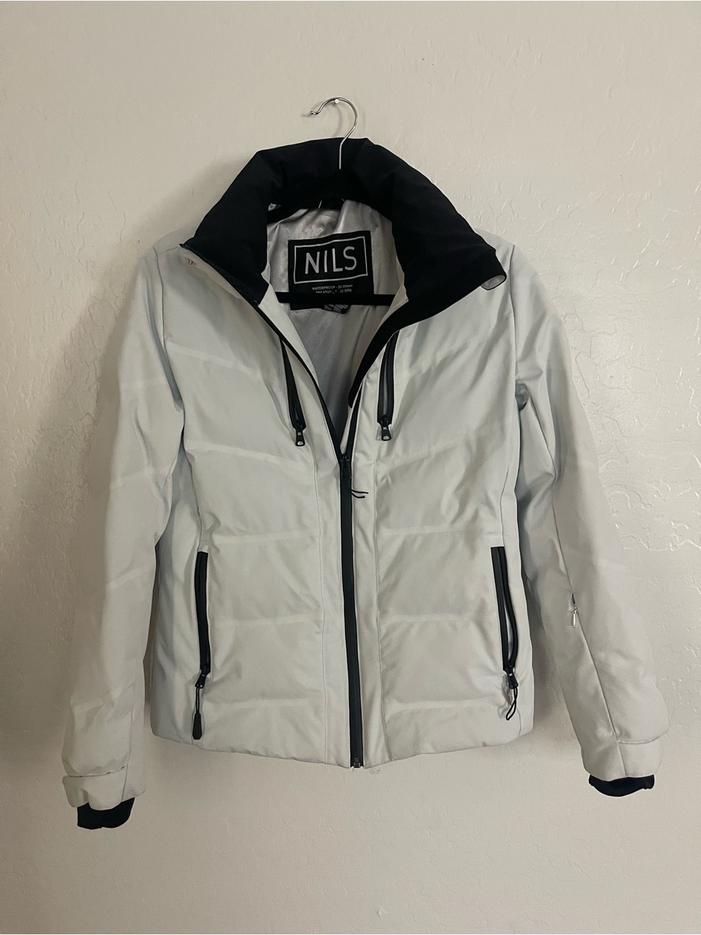 NILS Women's Puffer Jacket with Black Trim